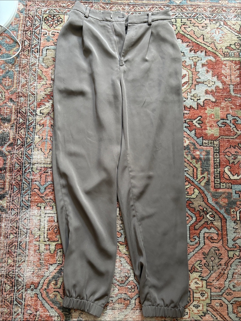 Uniqlo jogger satin pants